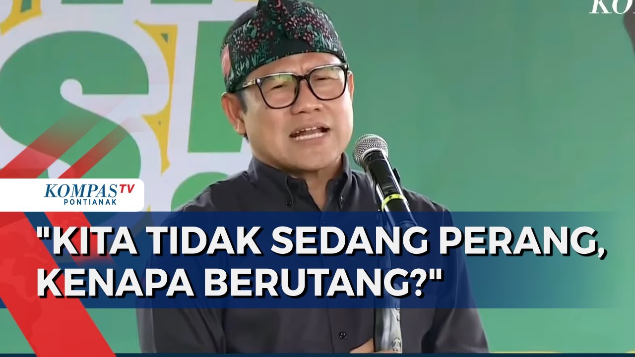 Cak Imin Kritik Pemerintah Berutang Beli Alat Perang: Lebih Baik Untuk ...