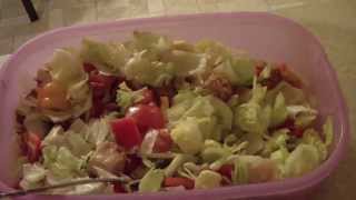 QUICK \u0026 EASY SALAD with Nicer Dicer Fusion how to review