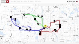 Plan delivery route for multiple drivers