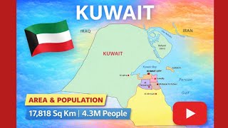 Kuwait Geography Explained | All Governorates & Capitals 🇰🇼🌍