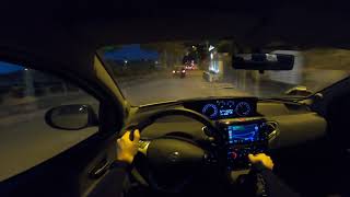 Lancia YPSILON Hybrid 2021 Gold | Night POV Drive