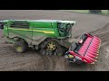 john deere x9 1100 at work in germany corn harvest 2021