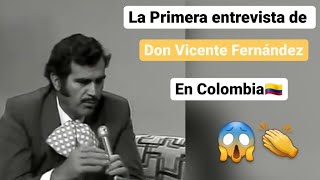 #VicenteFernandez #Entrevista #Colombia ¡LA PRIMERA ENTREVISTA DE VICENTE FERNÁNDEZ EN COLOMBIA!