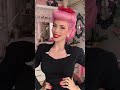 pin up updo with bumper bangs using hair donuts