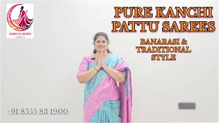 Pure Kanchi Pattu Sarees | Banarasi \u0026 Traditional | Saritha Reddy Sarees