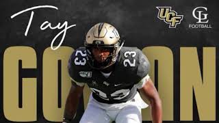 Tay Gowan, CB, UCF | Gowan tore up his pro day running a 4.41 forty