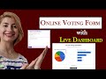 How to Create a Professional Online Voting Form With Live Results Dashboard