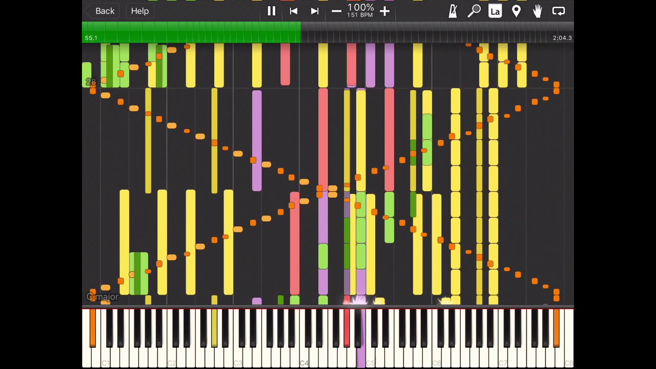 [black Midi] Tetris Theme A, 138k Notes, MBMS. - YouTube