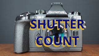 How to Check the Shutter Count on Olympus Cameras with the Olympus OM-D E-M1 and
