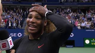 Serena Williams: "I can't give away my fashion secrets!" | US Open 2019 Semifinal
