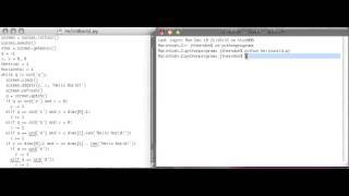 Python Curses Tutorial 7: Cursor and Move