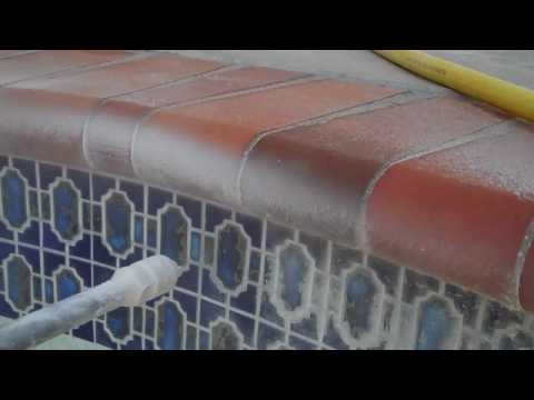 Soda Blasting | Safest Way To Clean Pool Tile 1(888)800-9011 Soda Blasting | Safest Way To Clean Pool Tile 1(888)800-9011