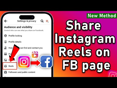 How to Share Your Instagram Reels on Facebook Page 2024 How to Share Your Instagram Reels on FB Page