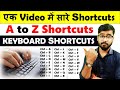 Keyboard a to z shortcut keys | keyboard shortcuts a to z | Keyboard Shortcuts