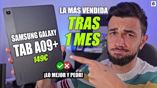 Lo MEJOR y PEOR!🔥Samsung GALAXY TAB A9 PLUS: REVIEW tras 1 MES