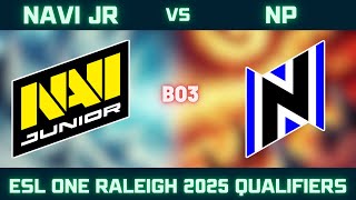 Navi Jr vs Night Pulse - Highlights - ESL One Raleigh 2025 qualifiers