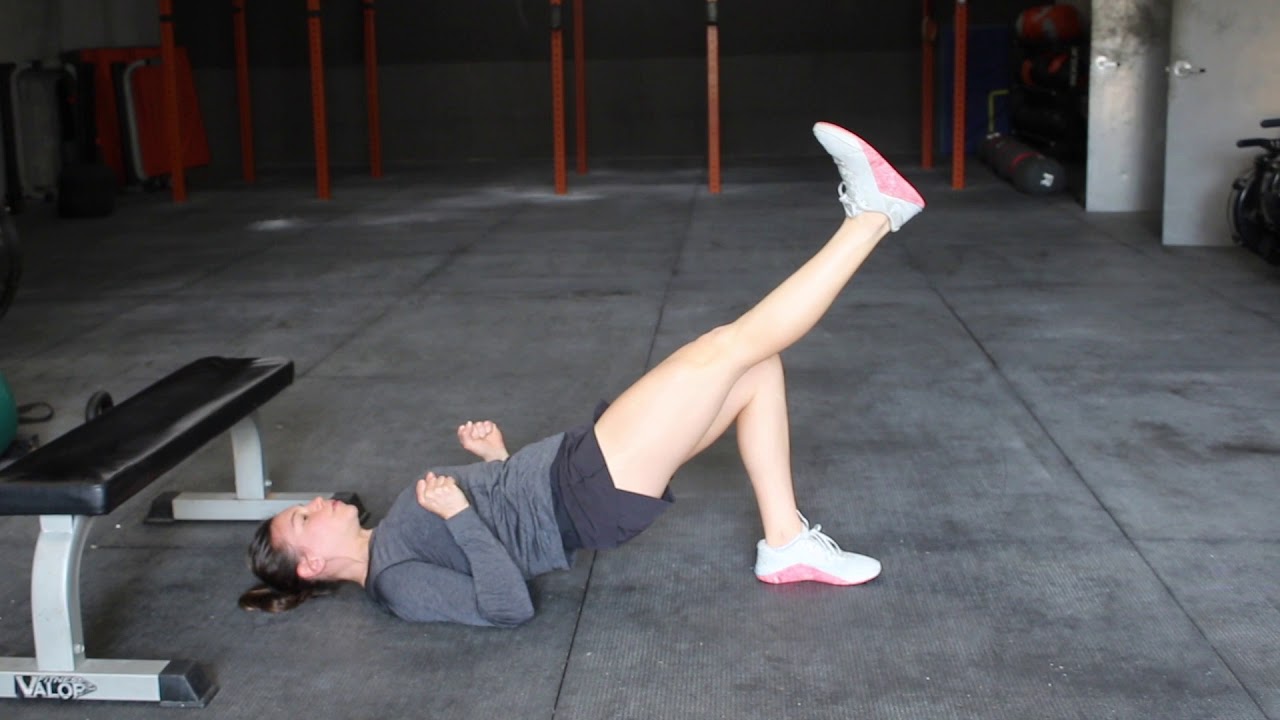 Single Leg Hip Bridge Hip Thrust Isometric Hold Youtube