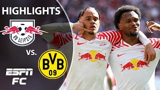 RB Leipzig vs. Borussia Dortmund | Bundesliga Highlights | ESPN FC