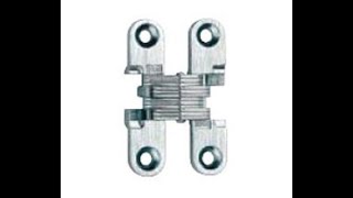 Soss 101CUS15 Invisible Hinge 101 Series US15 Satin Nickel