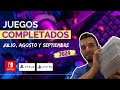 Juegos COMPLETADOS en Julio, Agosto y Septiembre de 2024 / Switch, PS4 y PS5