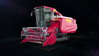 5 major innovations of LOVOL RG70 RICE COMBINE HARVESTER#agro #agriculture #agricultural #lovol