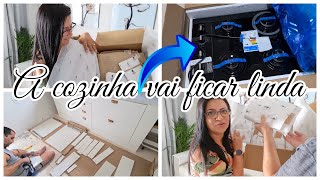 CHEGARAM MAIS MÓVEIS 😍 | VENDEMOS O FOGÃO E COMPRAMOS UM COOKTOP | RECEBIDOS | Viviane Magalhães