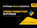 Master String Formatting in Python | f-Strings, .format(), % Operator Tutorial