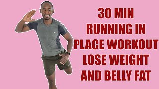 Running In Place Workout for A Flat Tummy and Weight Loss🔥300 Calories in 30 Minutes🔥