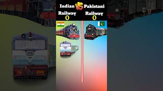 Indian railway Vs Pakistani railway❓|#shorts