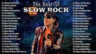 Led Zeppelin, Aerosmith, Nirvana, Bon Jovi, U2, Scorpions, Guns N Roses 🥁 Best Slow Rock Songs Ever