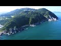 糸島　大口海岸　ドローン空撮　ラズパークリゾート　志摩シーサイドカンツリーmavic air2 4k60fps 二見ヶ浦横　沢山のヤシの木と別荘地 cafe time 福岡絶景