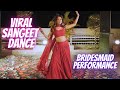 My VIRAL SANGEET dance VIDEO | Sister of the bride