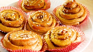 Swedish Cinnamon Rolls (Snails) - Swedish “Kanelbullar” - Recipe # 298