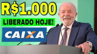 💥Governo liberou hoje R$1.000 Reais!🙏 veja Quem tem direito a receber os valor 🙌