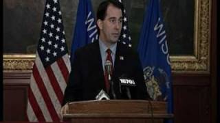 Wisconsin Gov. Scott Walker: 'We're Broke' (1 of 2)