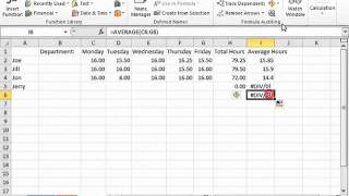 Excel 2010 Tutorial Error Checking Microsoft Training Lesson 17.4