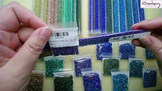 Miyuki Duracoat seed beads and Delicas