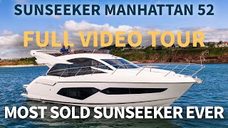 Most Sold Sunseeker Model Ever! | Sunseeker 52 Yacht Full Walkthrough Video