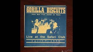 Gorilla Biscuits (With Matt From Judge On Bass) Live at the Safari Club 4/7/96 VINYL RIP