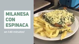 Horno Turbochef Bullet - Milanesa con espinaca - Servicios Integrados Argentinos