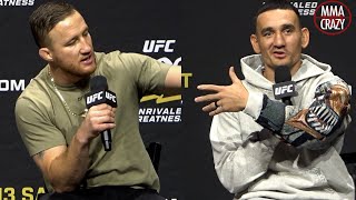 Justin Gaethje & Max Holloway talk fight for UFC 300 Highlights