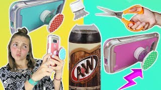 Best Easy Pop Bottle DIY POPSOCKET Crafts | Phone DIY w/ Ava | Kids Cooking and Crafts