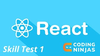 Skill test 1 Tooltip on hover | React Project | Coding Ninjas