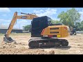 รีวิว รถขุดน้องใหม่ sany sy140c super 4jj1x k7v nabtesco หล่อจัดจริงๆ excavator