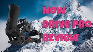 The 2024 Now Drive Pro Snowboard Binding Review