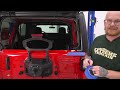 jeep wrangler jl teraflex alpha hd hinged spare tire carrier review u0026 install