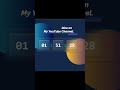 Digital Clock Using HTML, CSS, and JavaScript with amazing UI #shorts #digitalclock