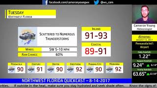 NW Florida QuickCast - 8-14-2017