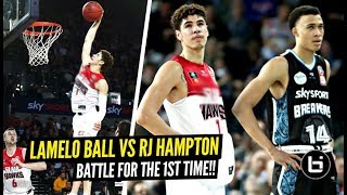 LaMelo Ball vs RJ Hampton FACE OFF For 1st TIME at NBL In front of 17 NBA SCOUTS!!! Melo NASTY DUNK!