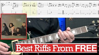 3 Great Blues/Rock Riffs From Free - Guitar Lesson